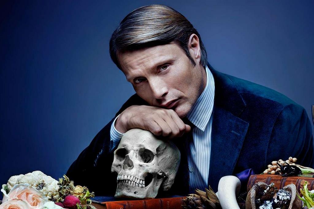 L'attore danese Mads Mikkelsen è Hannibal Lecter nella serie televisiva "Hannibal"
