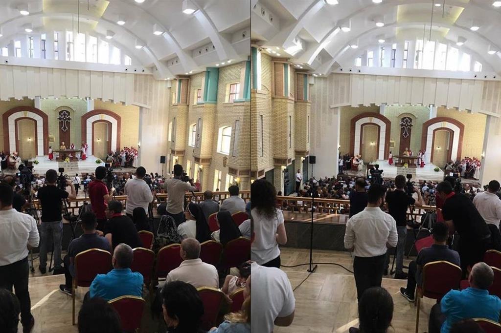L'inaugurazione della chiesa dei Santi Pietro e Paolo a Erbil