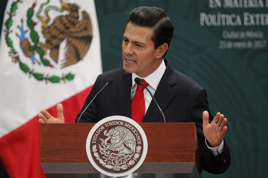 Il presidente messicano Enrique Peña Nieto, Ansa
