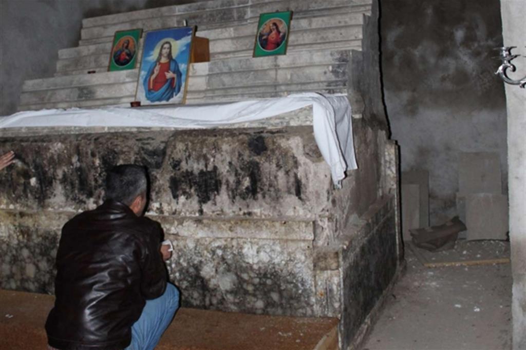 Chiesa di San Giorgio a Bartalla, si torna a pregare nei luoghi devastati dal Daesh - 