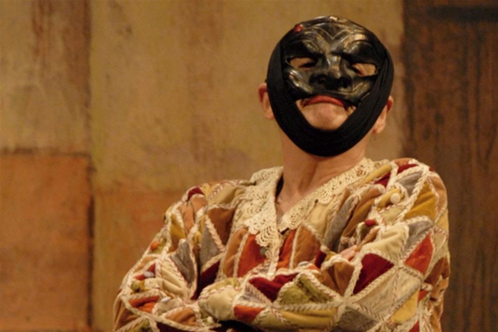 Ferruccio Soleri, storico interprete di "Arlecchino servitore di due padroni" con la regia di Giorgio Strehler (Piccolo Teatro)