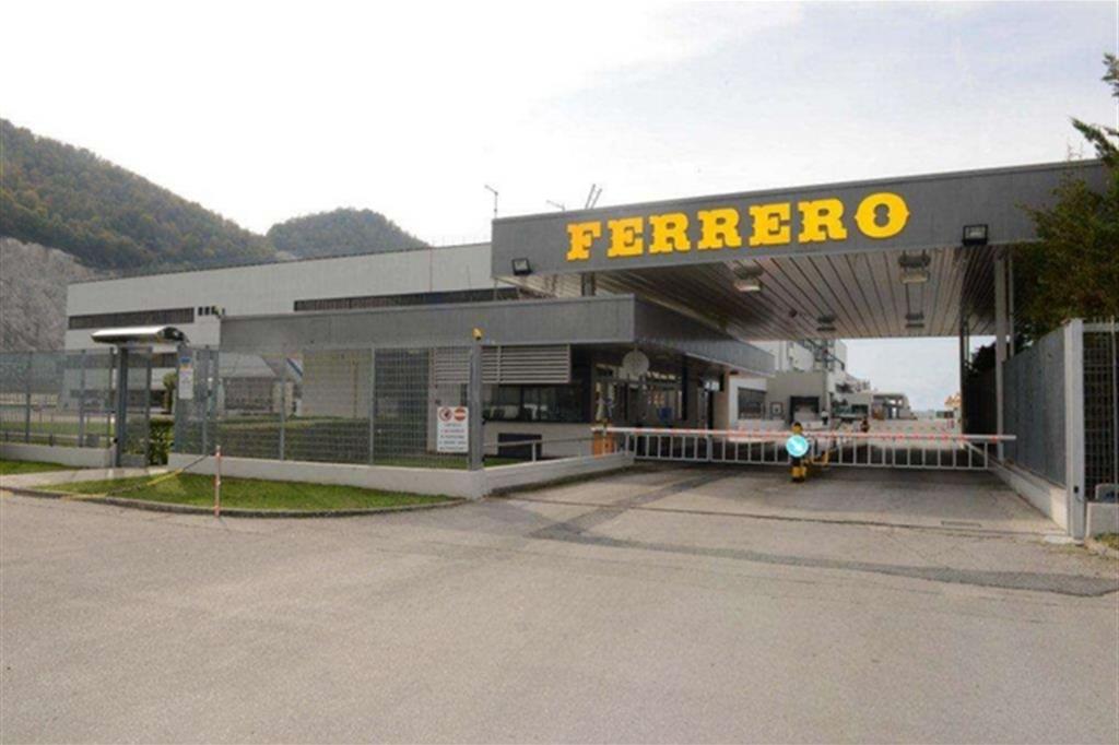 L'ingresso della Ferrero a Balvano