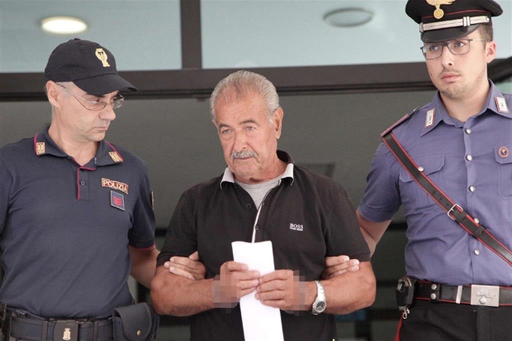 L'arresto di Rocco Santo Filippone (Ansa)
