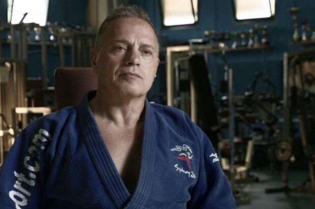 Gianni Maddaloni nella sua palestra Judo Star a Scampia, Napoli