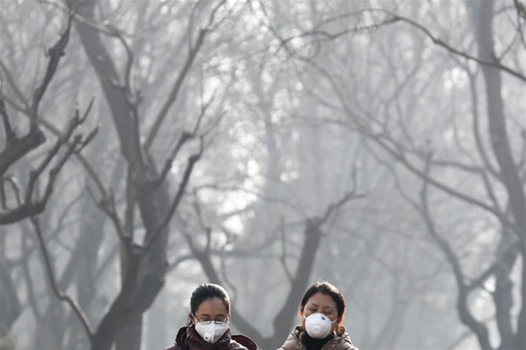 Smog a Pechino (Ansa)