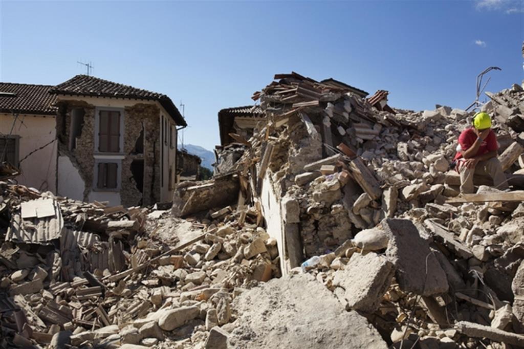 Amatrice uno dei centri più colpiti dal terremoto del 24 ottobre (Ansa)
