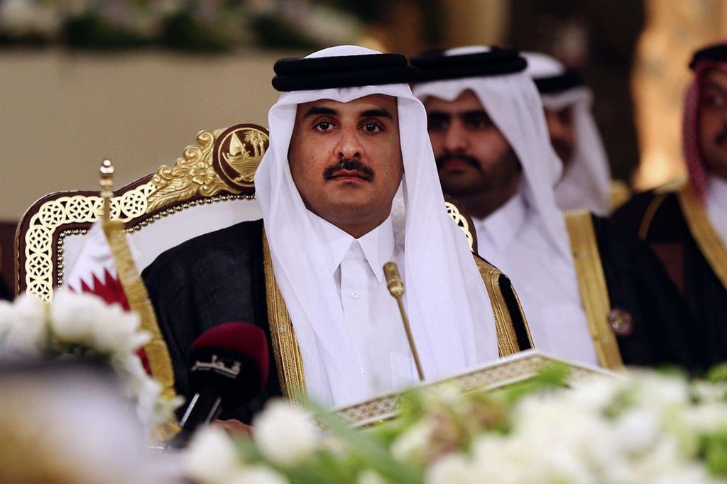 L'emiro del Qatar, Tamin bin Hamad al-Thani, Ansa