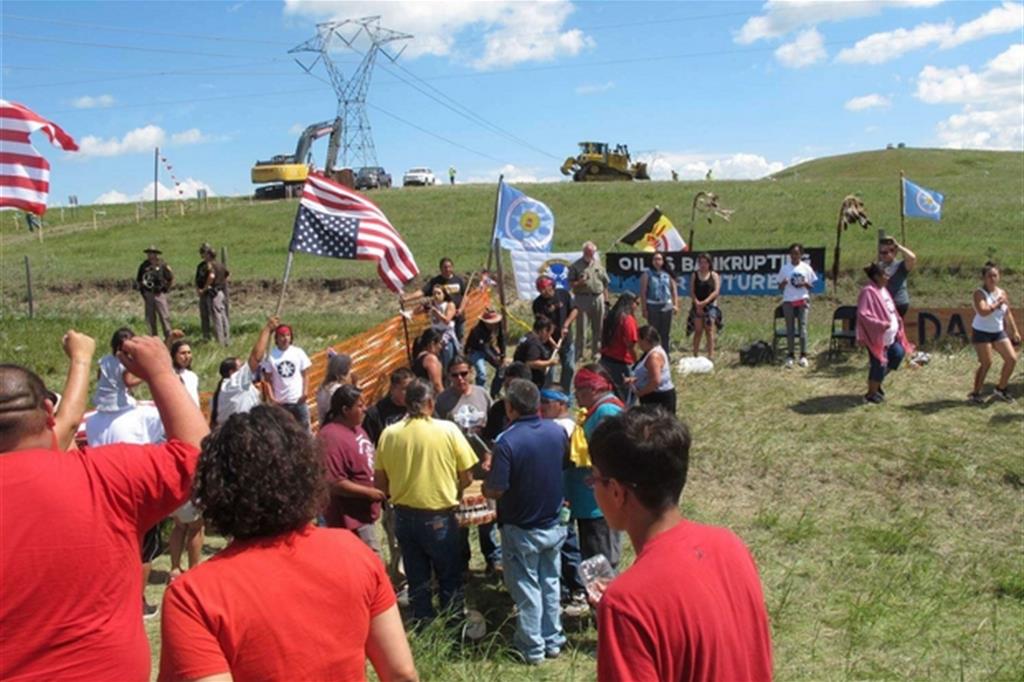 Le proteste dei Sioux