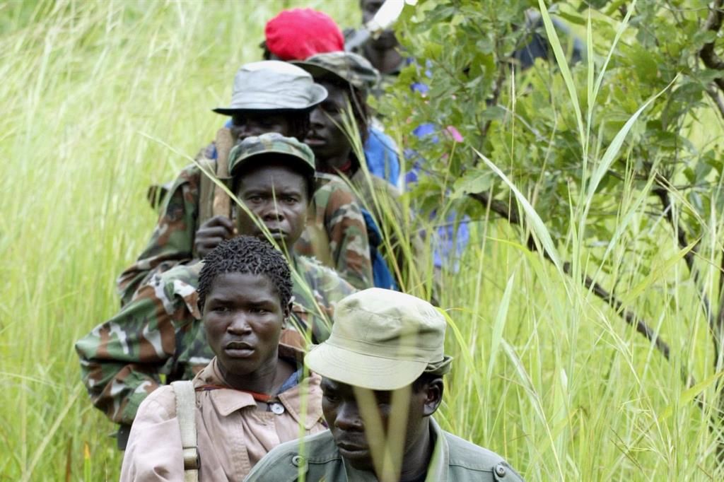 Miliziani della Lord's Resistance Army di Joseph Kony (Reuters)