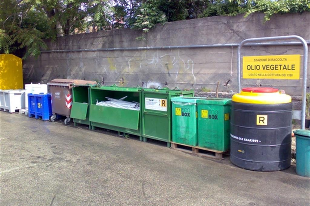 Personale nel settore dei rifiuti a Roma