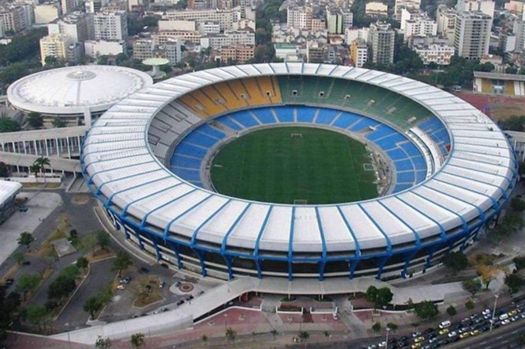 Il mitico Estádio Mário Filho di Rio de Janeiro, meglio noto nel mondo come Maracanã
