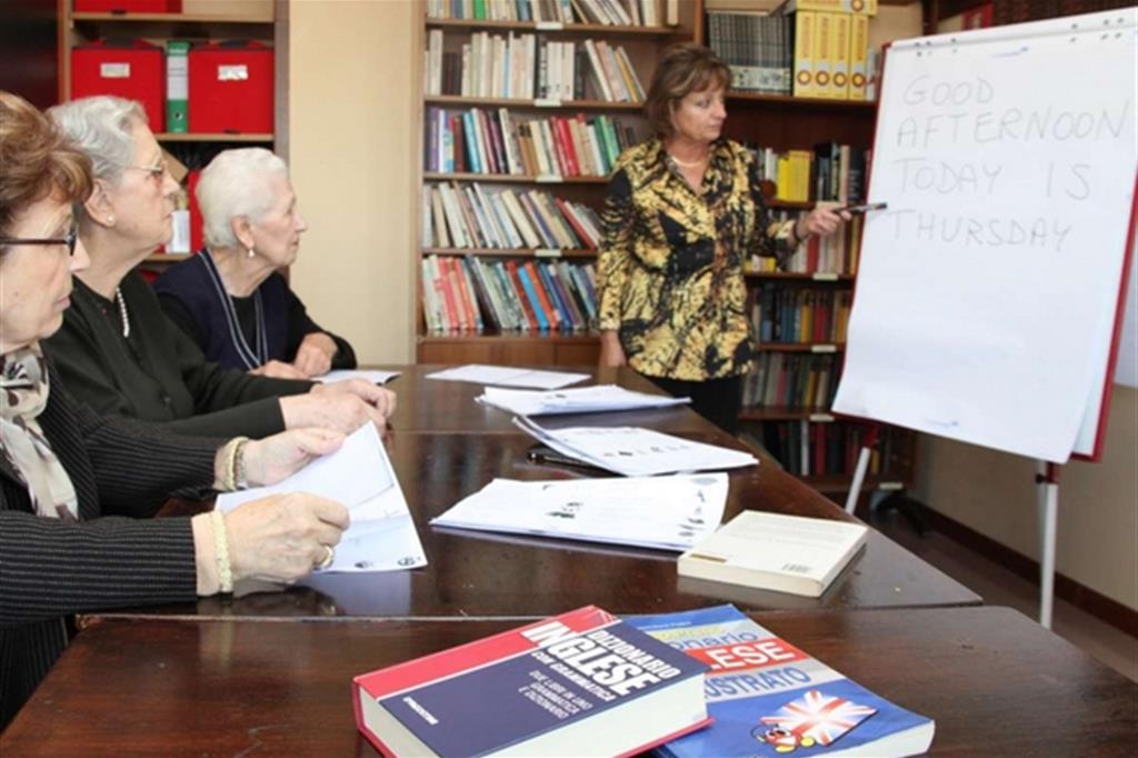 I corsi di lingua organizzati per gli anziani