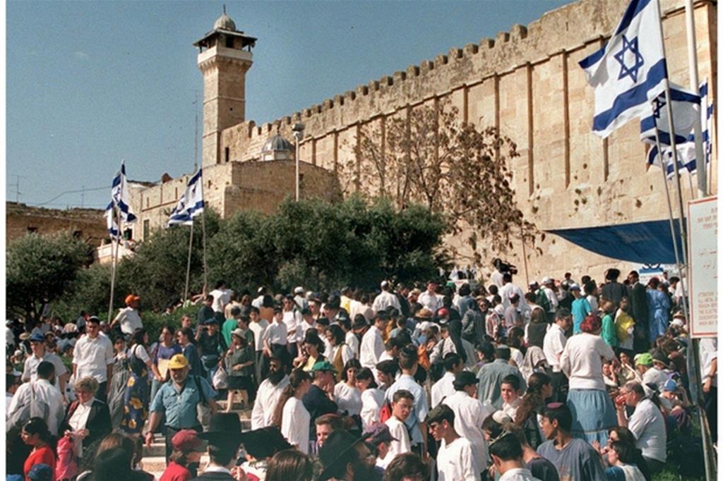 La Tomba dei Patriarchi a Hebron, in Cisgiordania (Ansa)