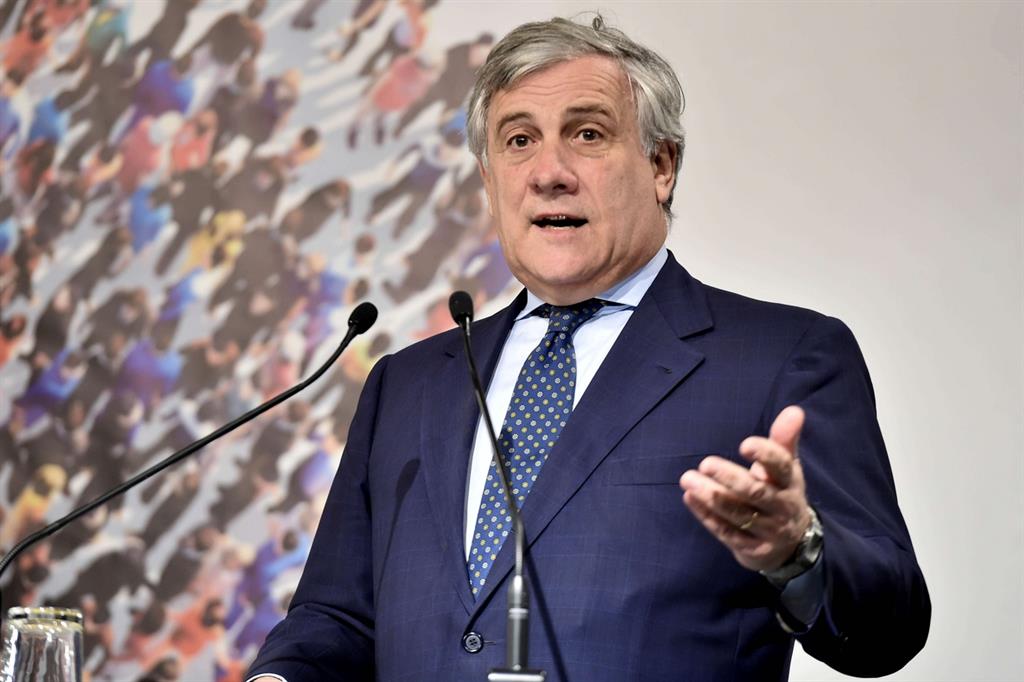 Il presidente dell'Europarlamento Antonio Tajani