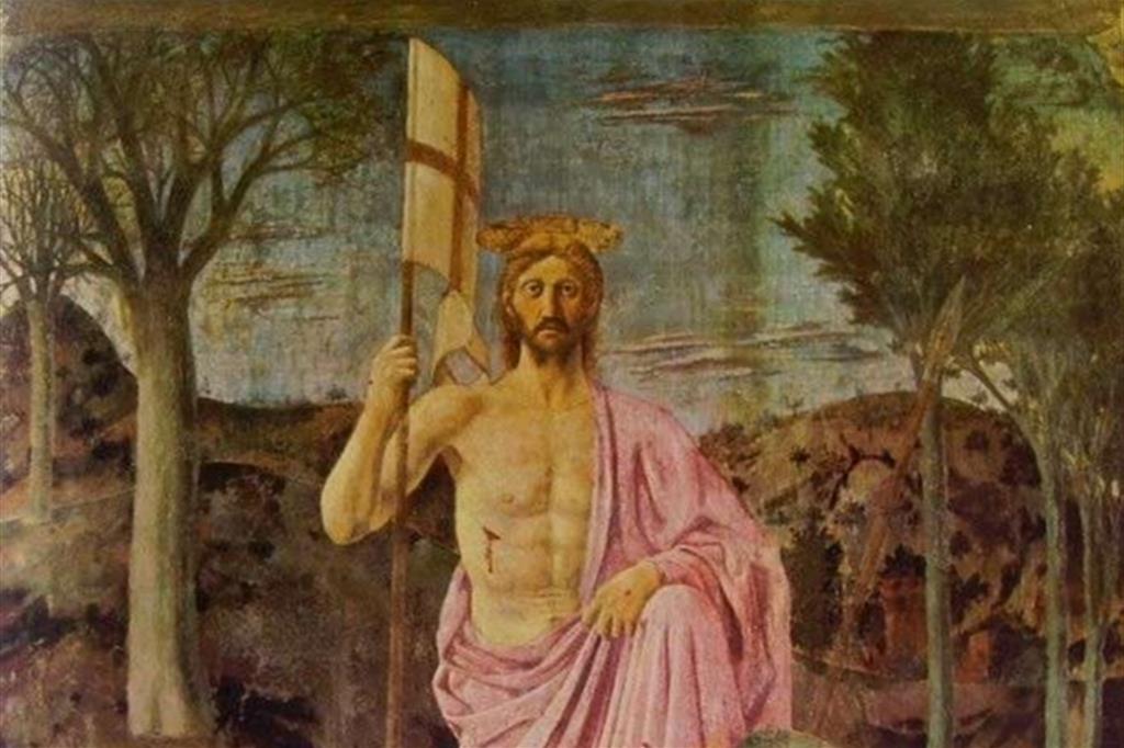 Piero della Francesca, Resurrezione, particolare