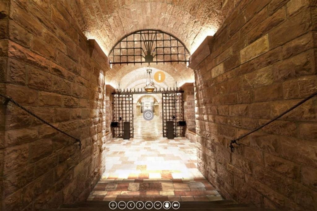 Un tour virtuale della tomba di san Francesco