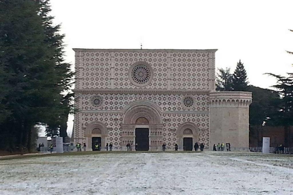 L'Aquila, riaperta la basilica di Santa Maria di Collemaggio 
