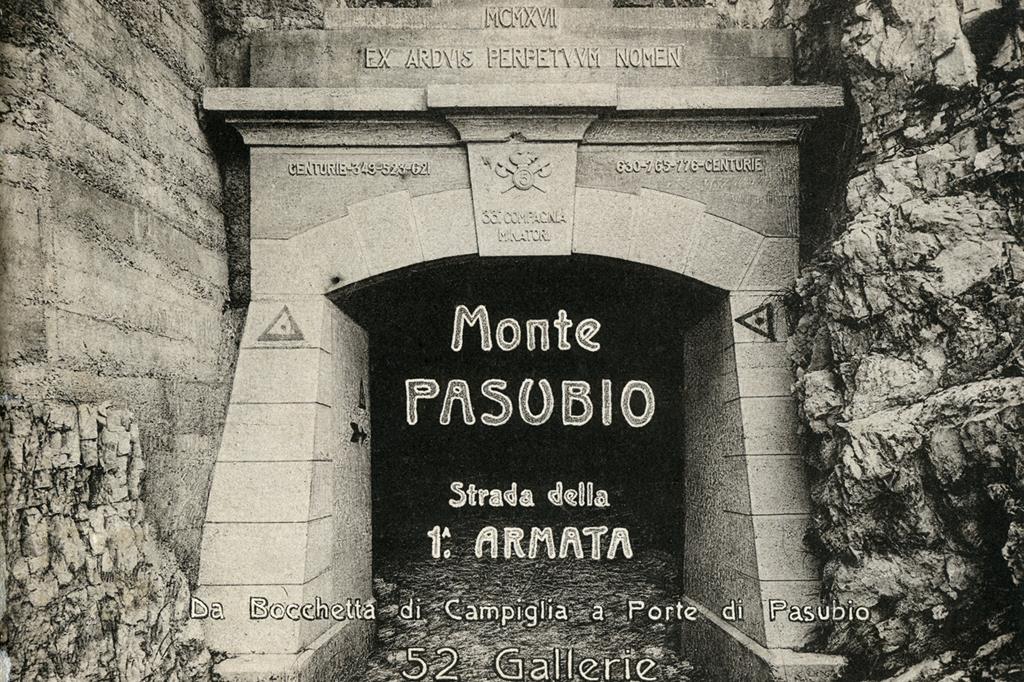 L'ingresso della prima galleria. Foto Mario Zuliani