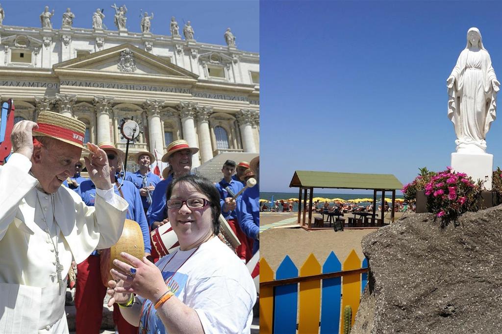Il regalo del Papa: un anno di spiaggia per i disabili