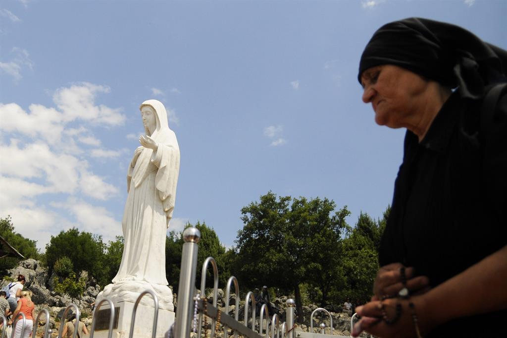 Devozione mariana a Medjugorje, 120 chilometri a sud di Sarajevo in Bosnia-Erzegovina