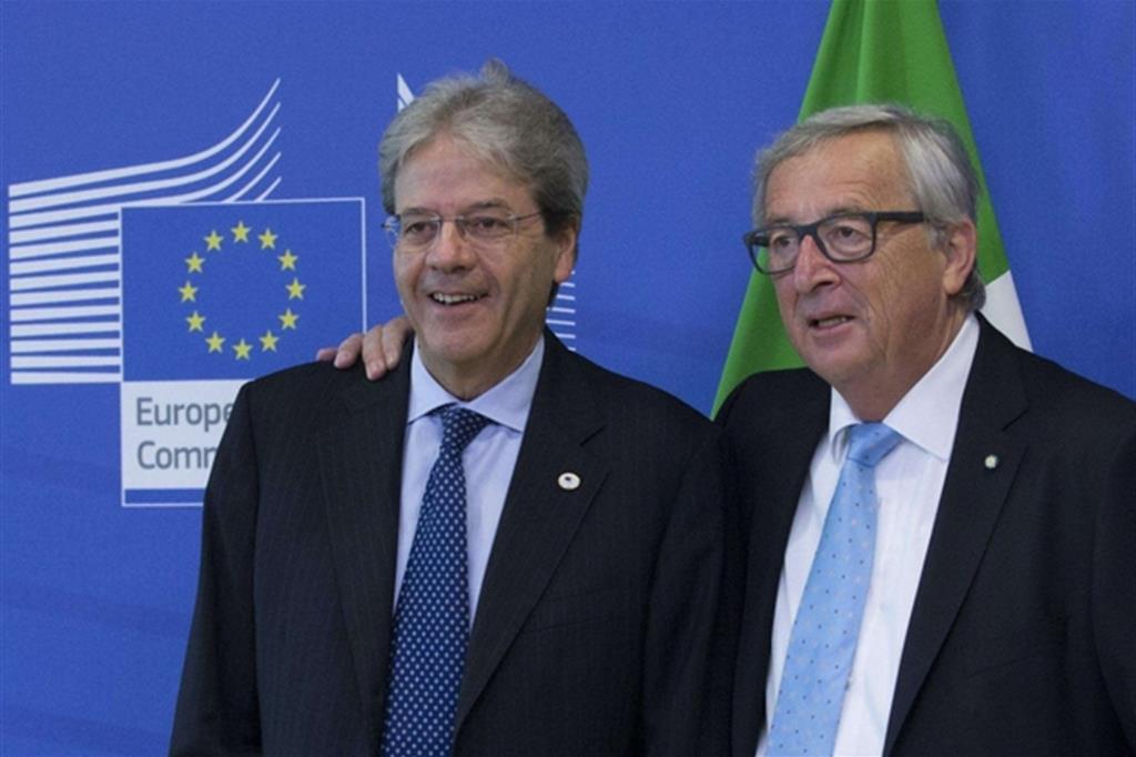 Juncker: l'Italia può contare sulla Ue