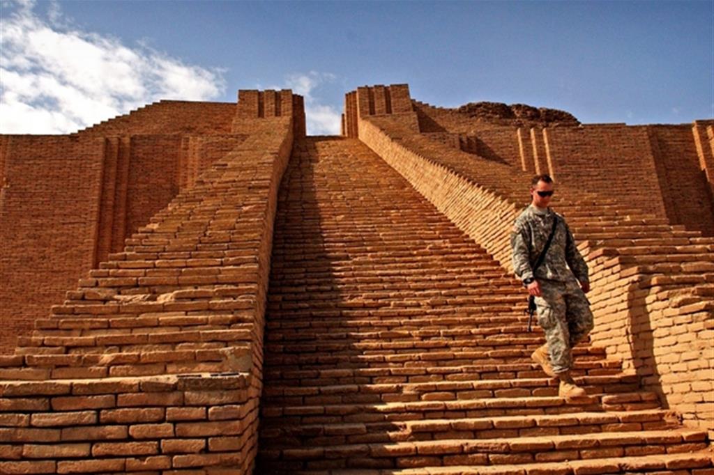 Lo Ziggurat di Ur, nel sud dell'Iraq