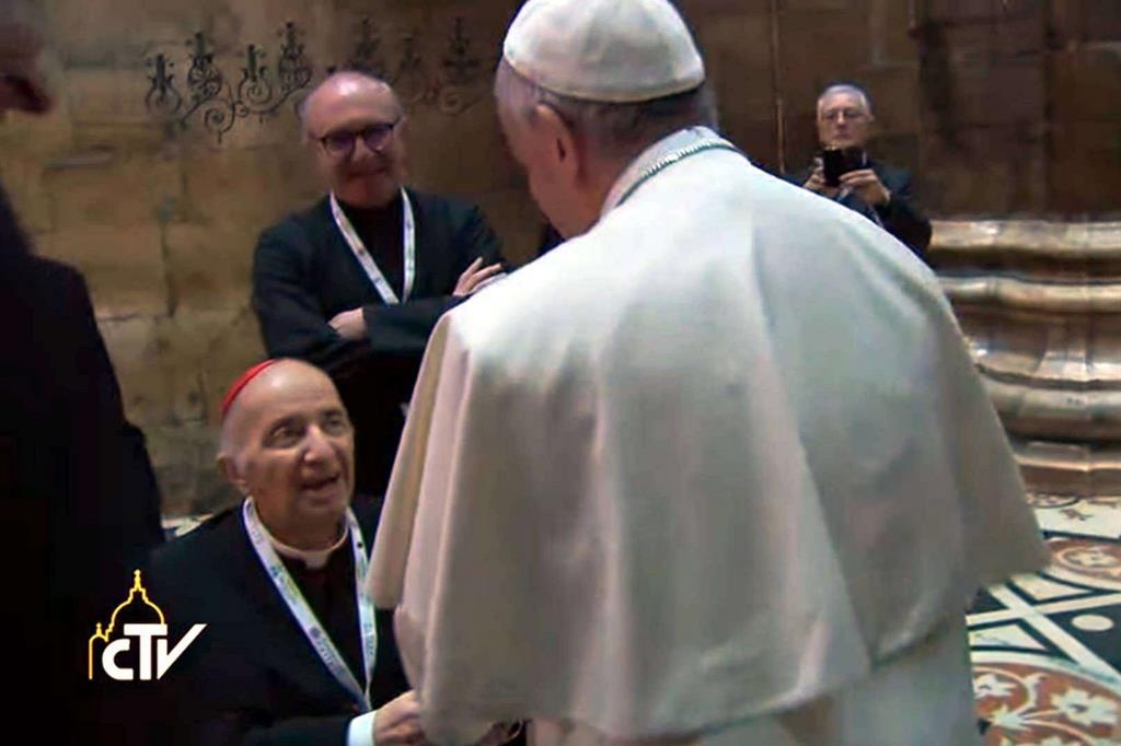 Con papa Francesco per la visita del Pontefice al Duomo di Milano - 