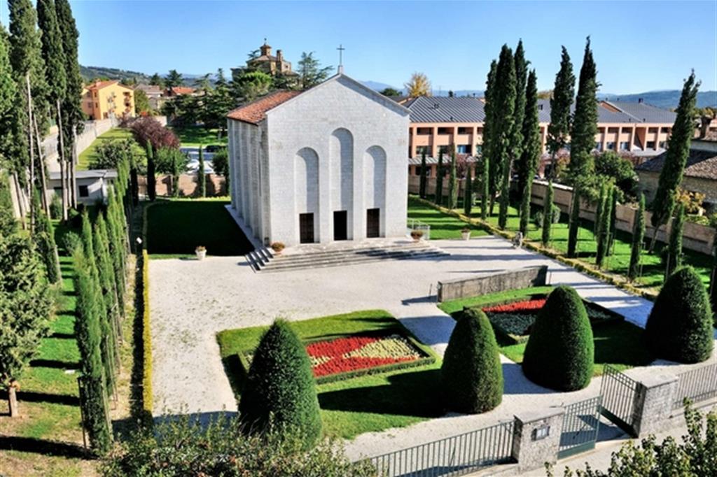 Il mausoleo dei 40 martiri a Gubbio