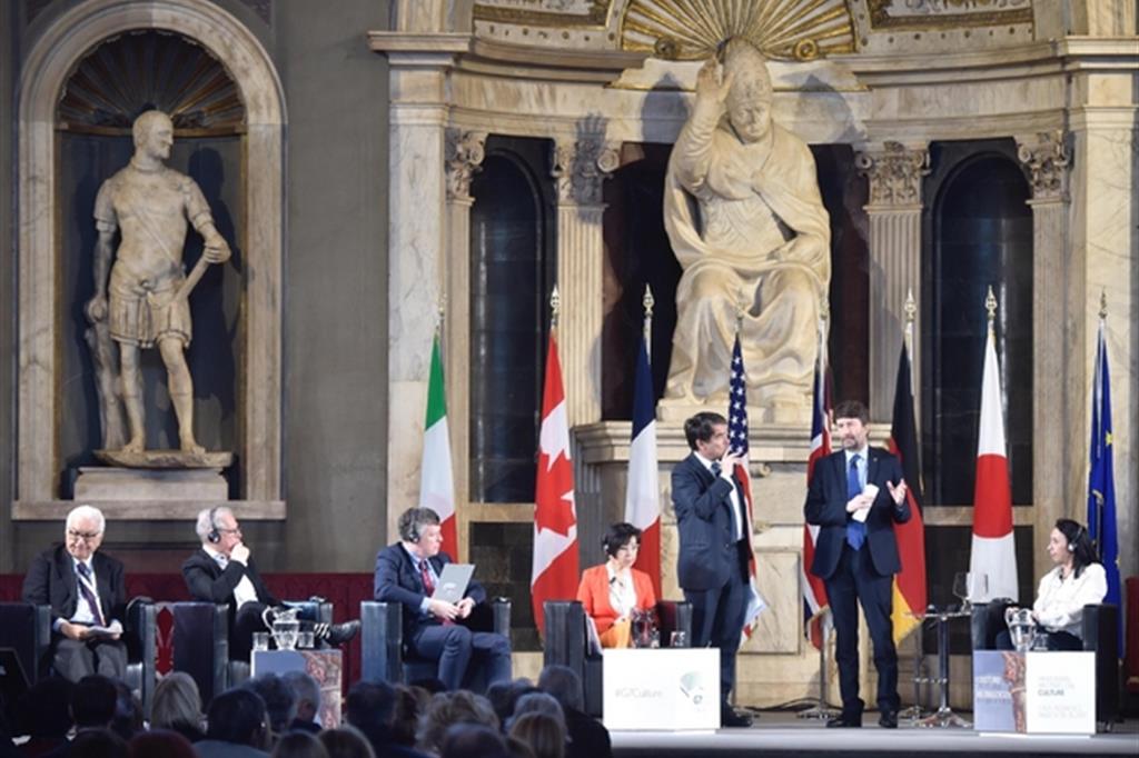 Il ministro Franceschini al G7 della cultura a Firenze
