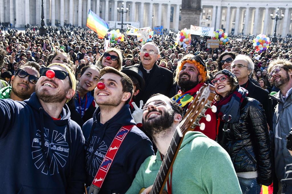 I ragazzi di Azione Cattolica partecipano alla Carovana della pace a Roma domenica 29 gennaio (Tutte le foto sono di Siciliani)