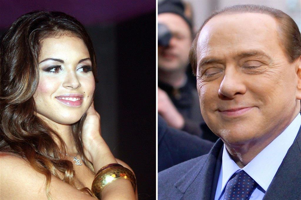 In questo montaggio Ansa, Ruby e Berlusconi