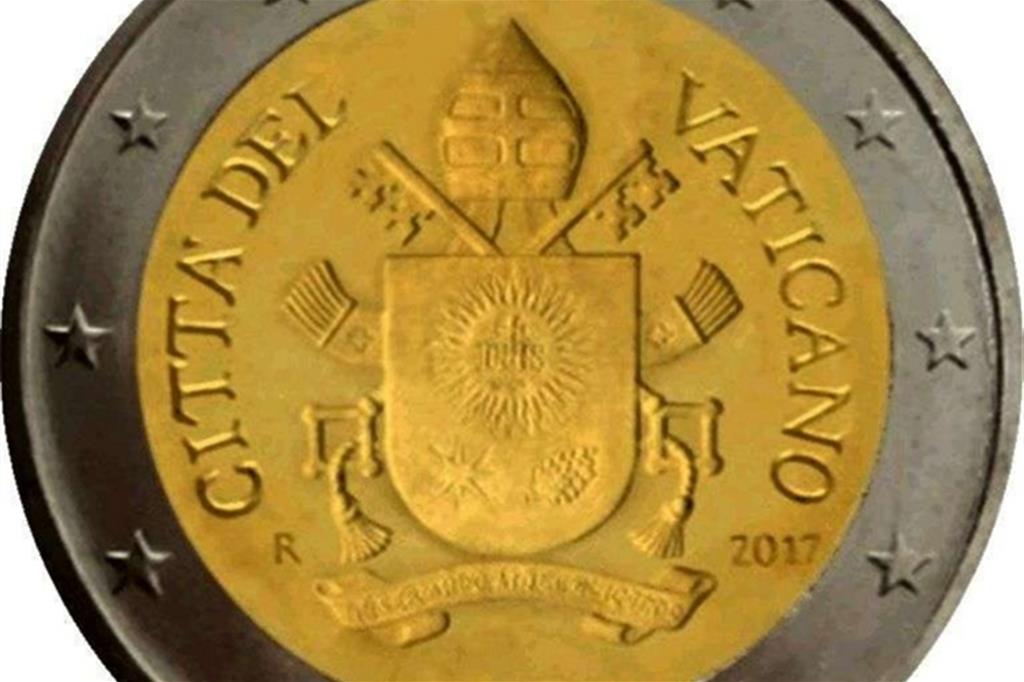 Ecco l'immagine dello stemma papale sui nuovi euro vaticani