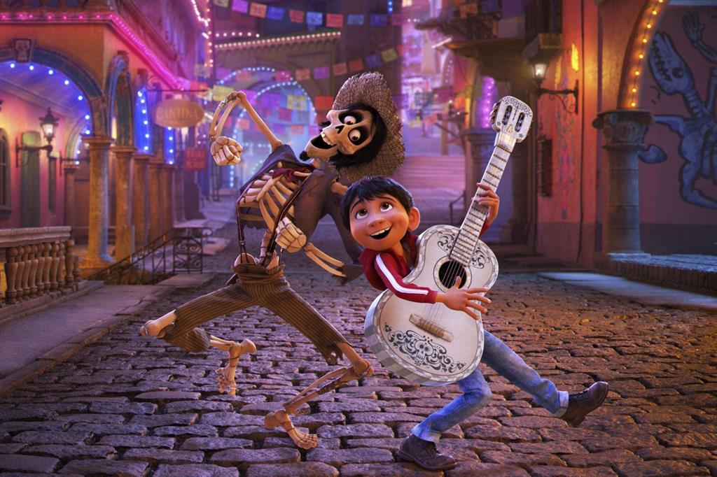 Una scena di "Coco", il nuovo film Disney Pixar in sala dal 28 dicembre