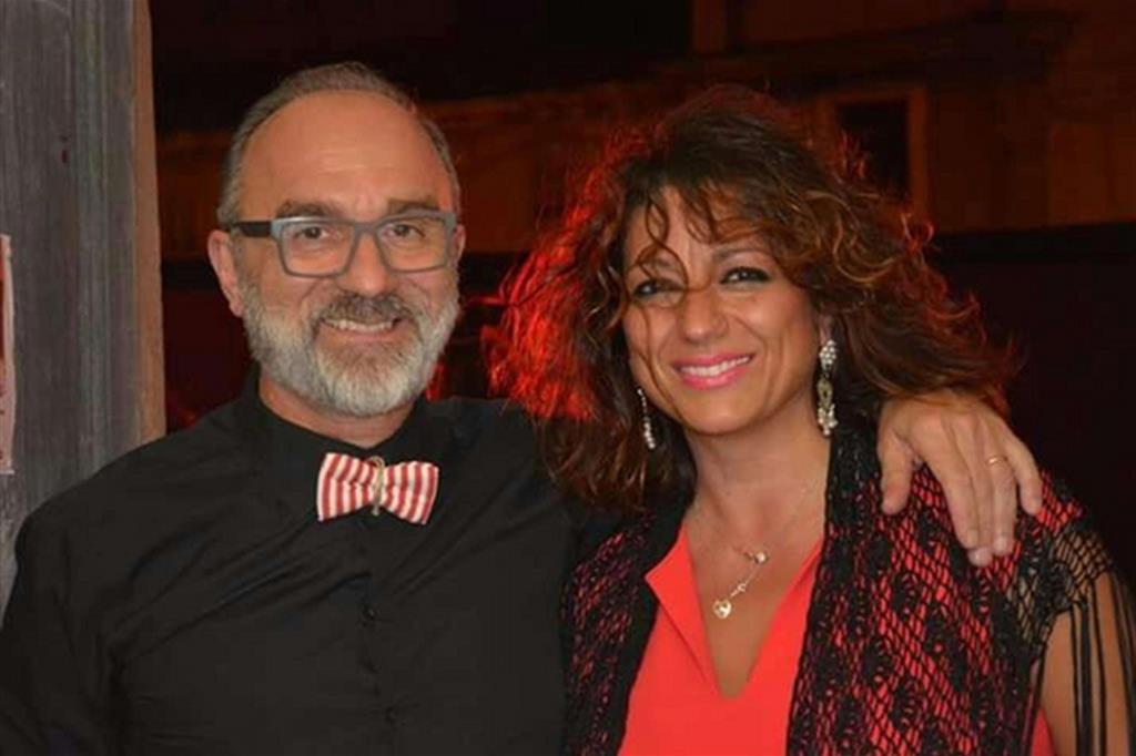 Luciano Caporale e la moglie Silvana Angelucci, tra i dispersi. (Facebook)