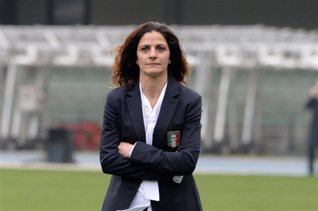 Patrizia Panico, assistente tecnico del ct Zoratto, Under 16 maschile. «Il calcio femminile è sicuramente un modello di fairplaiy da seguire».