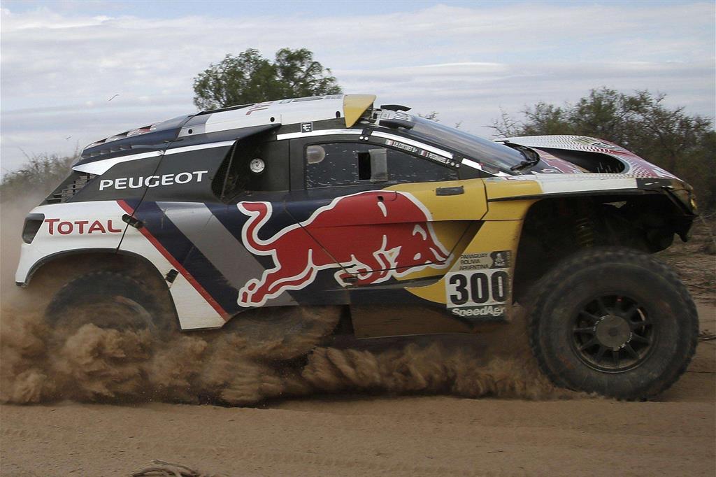 La Peugeot che ha vinto l'edizione 2017 della Dakar