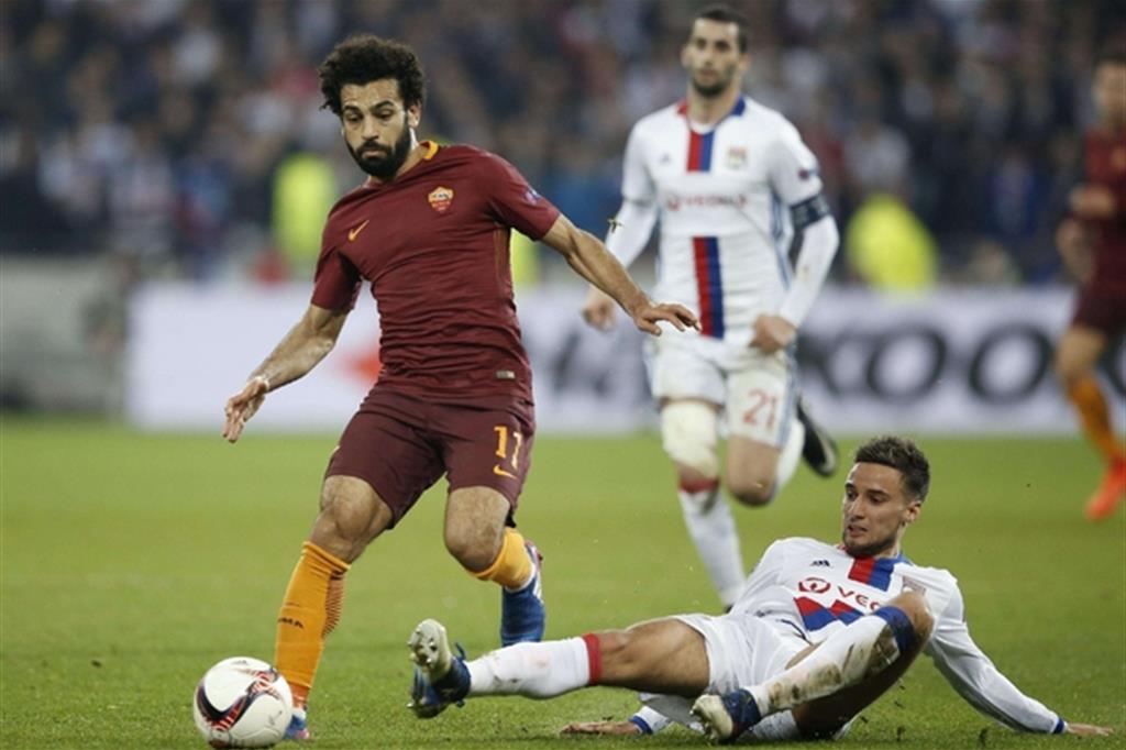 Roma-Olympique Lione: la gara d'andata degli ottavi di finale di Europa League è stata vinta dai francesi