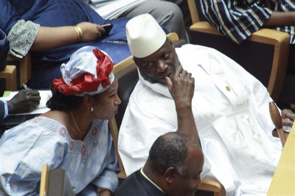 Yahya Jammeh era al potere in Gambia da ben 23 anni (Epa)