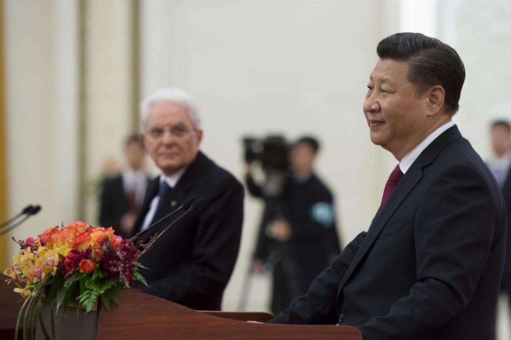 Il presidente della Repubblica con il presidente cinese Xi Jingping