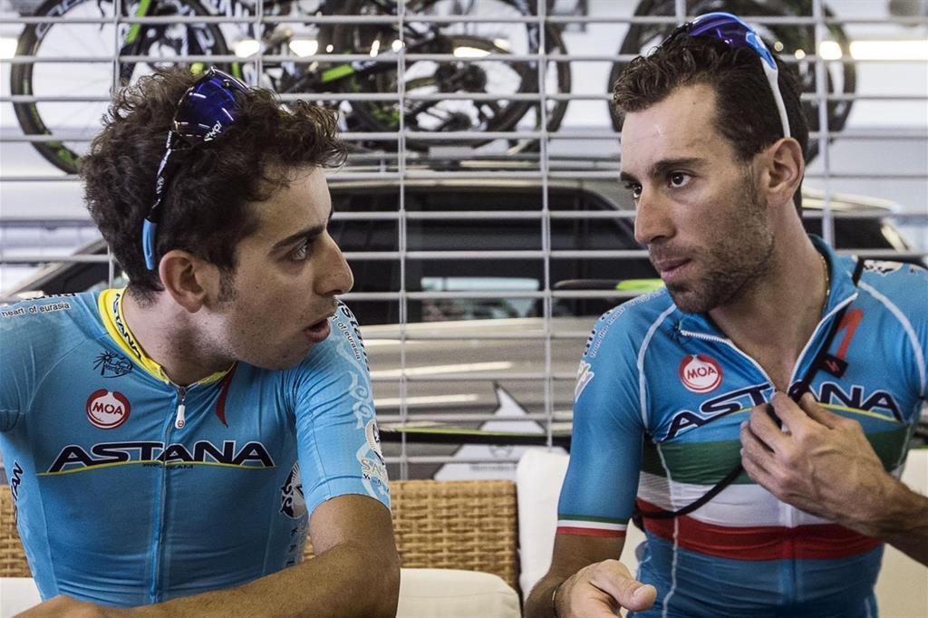 Fabio Aru e Vincenzo Nibali le punte di diamante della spedizione italiana alla Vuelta