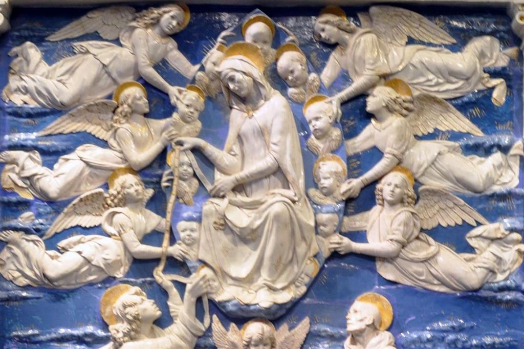 L'Assunzione di Maria, opera di Andrea della Robbia
