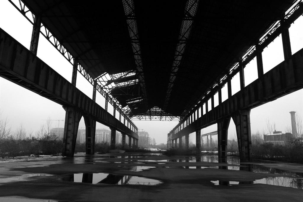 Una veduta dell'ex area industriale a Sesto San Giovanni (Mi), dove sorgerà la "Città della Salute" progettata dall'architetto Renzo Piano (Ansa)