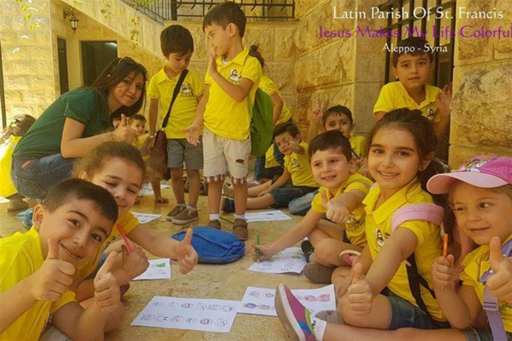 Il «Grest» del sorriso fra le macerie di Aleppo