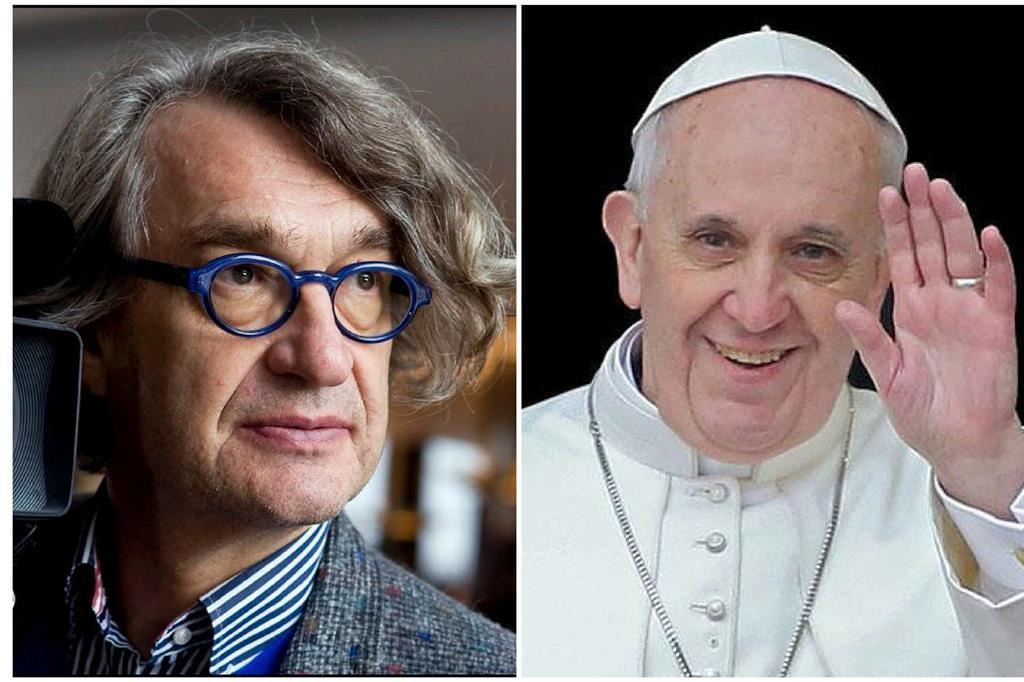 Il regista Wim Wenders e papa Francesco