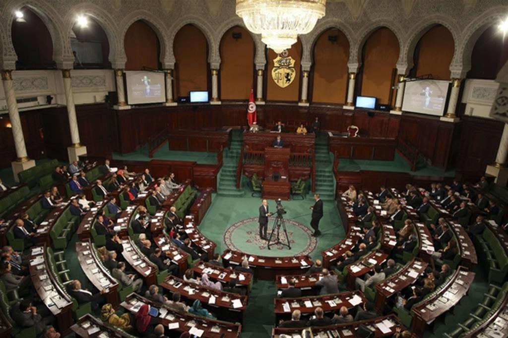 Il Parlamento di Tunisi (Ansa)