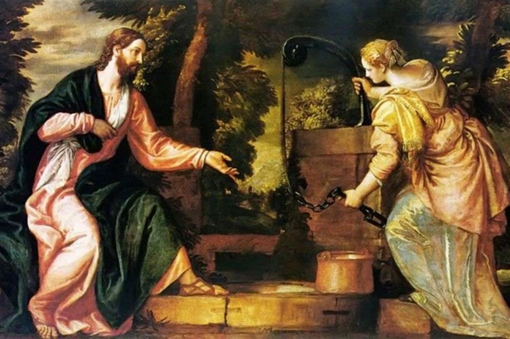 Paolo Veronese, Gesù e la Samaritana, particolare