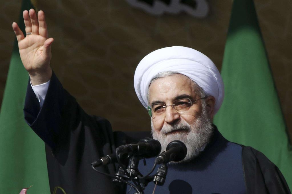 Il presidente iraniano Hassan Rouhani è stato appena rieletto (Ansa)