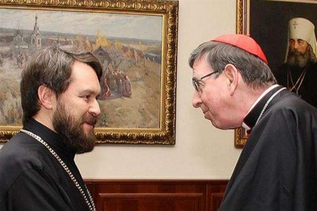 L'incontro tra il metropolita Hilarion e il cardinale Koch a Friburgo