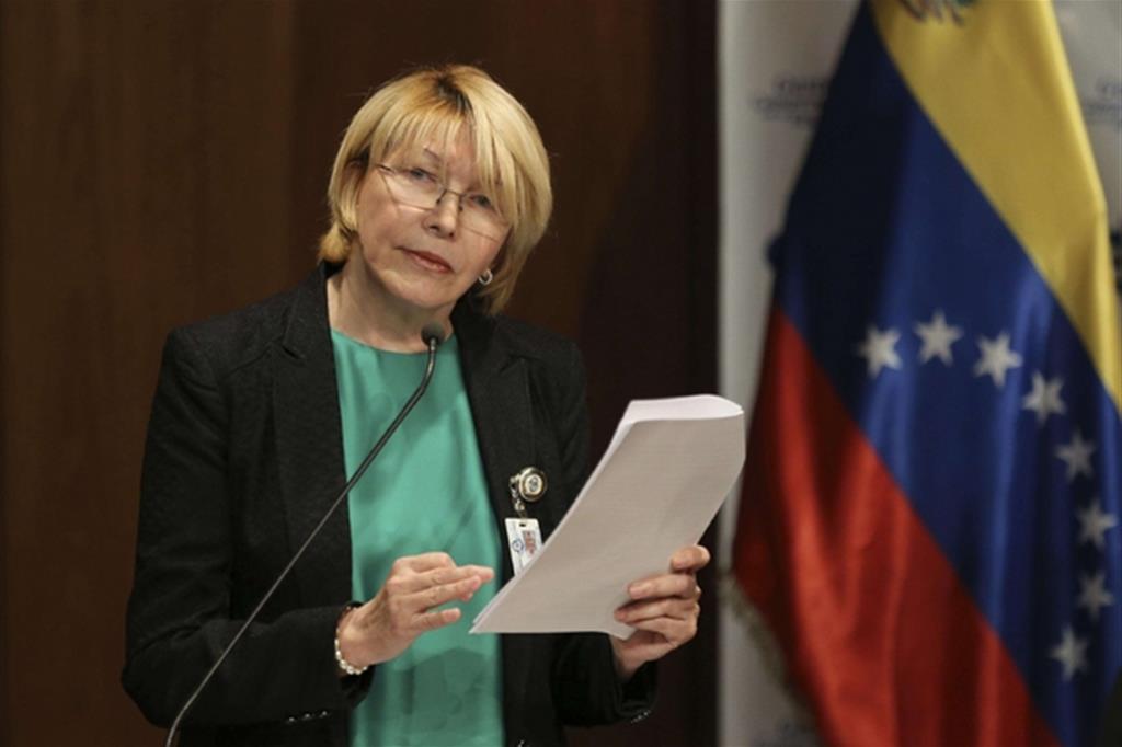 L'ex procuratrice generale del Venezuela, Luisa Ortega Diaz (Ansa)