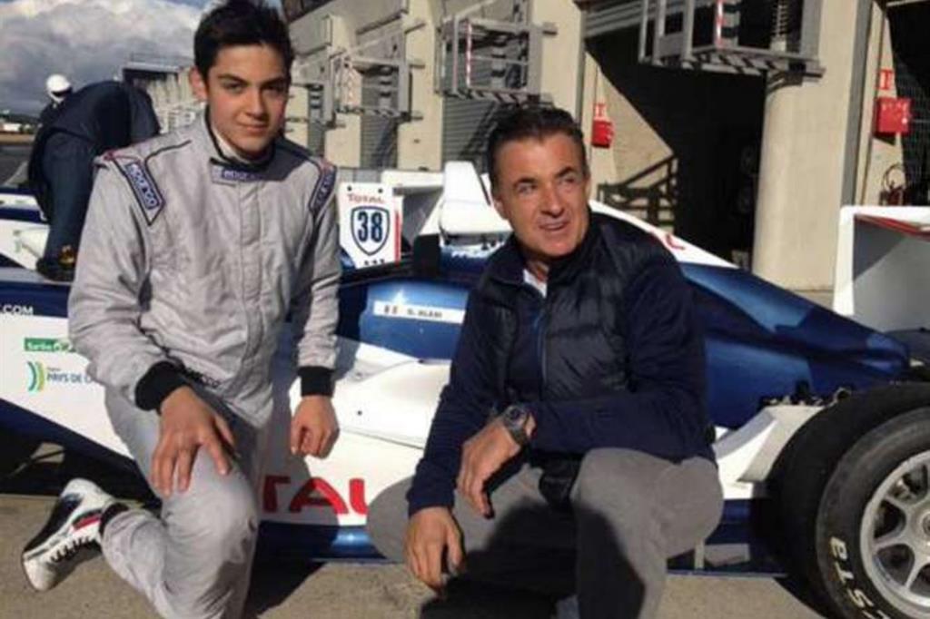 Giuliano Alesi, rampollo 17enne di Jean, pilota di Formula Uno dal 1989 al 2013